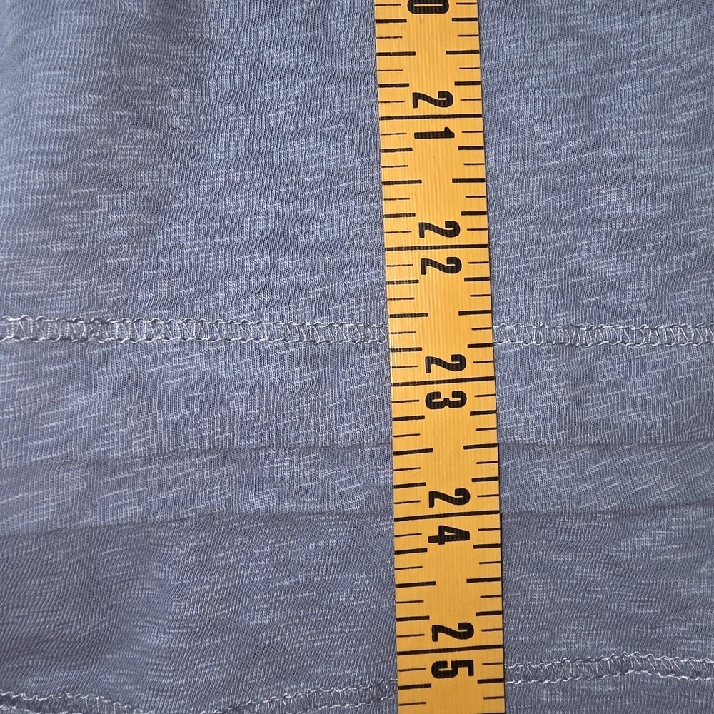 New Free People FP Beach 2 pc Set Women XS Blue Tee Skirt Lounge Poolside Boho - Picture 10 of 15